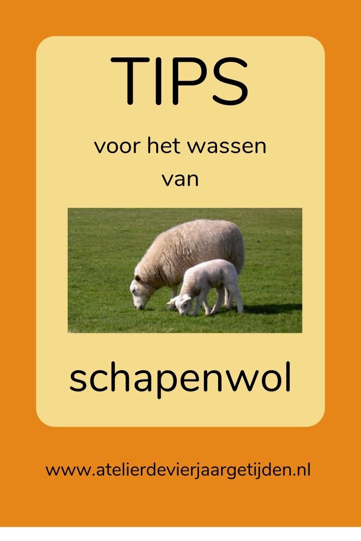 Tips om schapenwol te wassen voor vilt figuren en zonnekind poppen