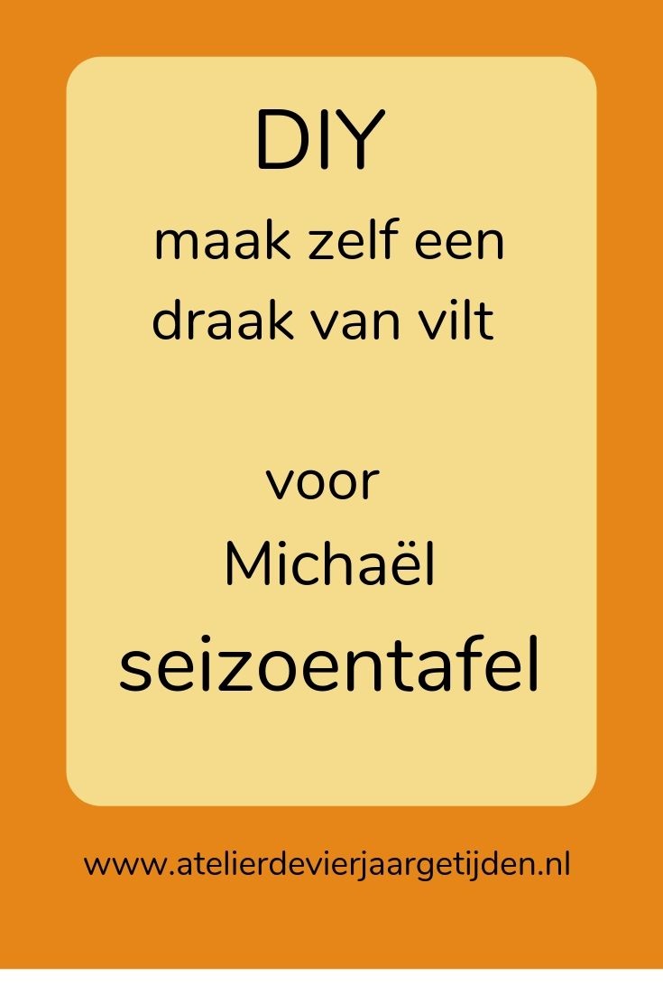 Maak zelf een draak van vilt