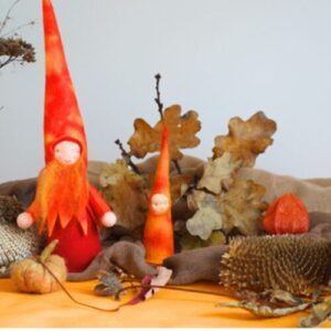 Vuurkabouter met zijn vuurkindje